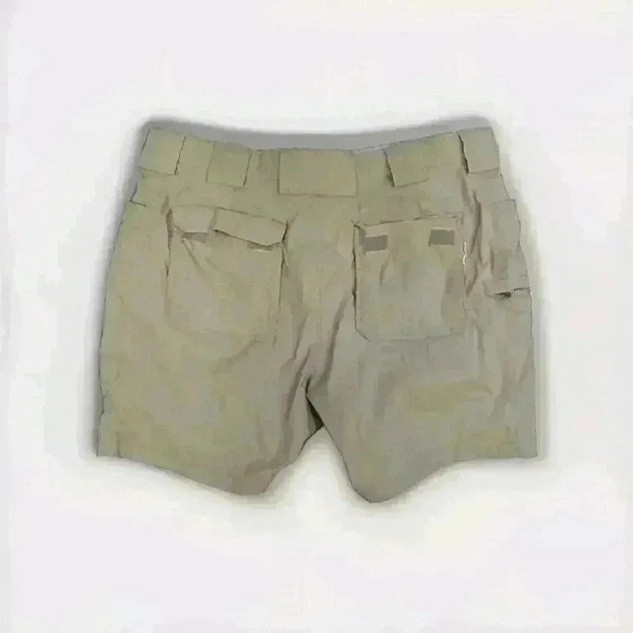 Duluth Trading Flex Dry On The Fly Cargo Shorts Men's Size 40 Beige 9" Inseam - Picture 2 of 11